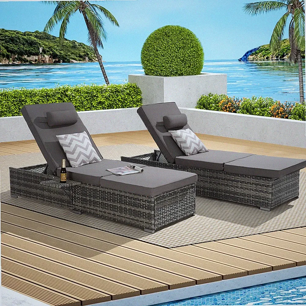 Rattan Kids' Recliner