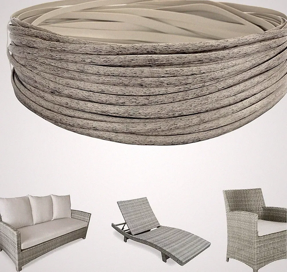 Lahpivieh 120 Ft Wicker Repair Kit, Plastic Wicker Material, Faux Rattan Replace