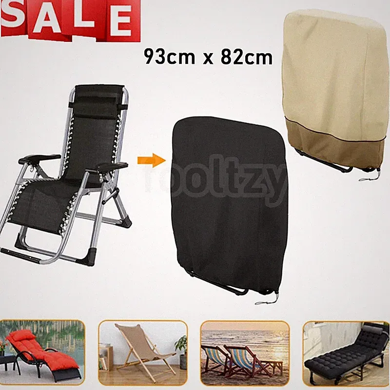 Outdoor/Folding Reclining Chair Cover Rattan Garden Sun Lounger Cover Waterproof