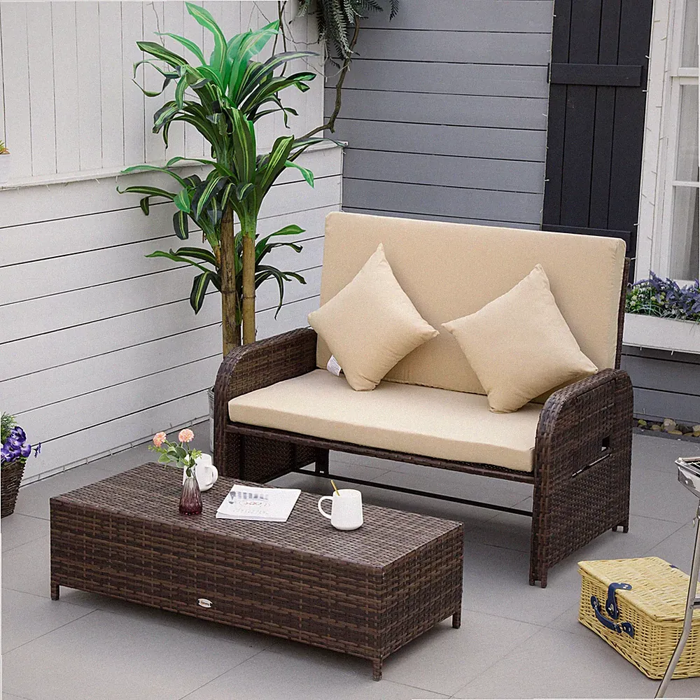 Patio Daybed with Cushions