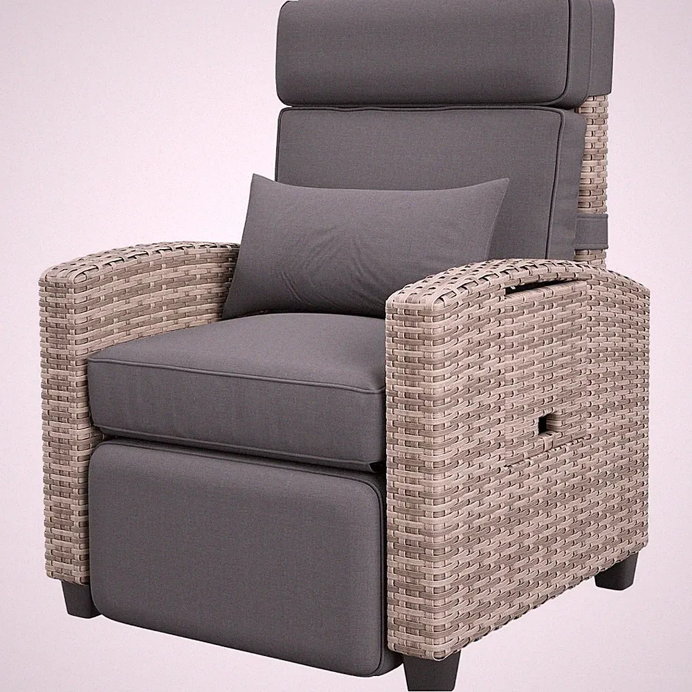 Rattan Lay Flat