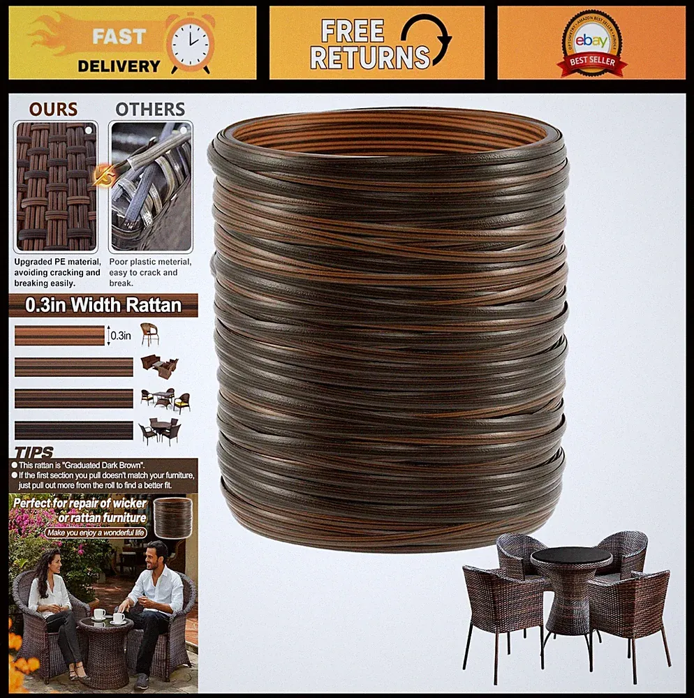 Wicker Repair Kit 459ft - Rattan Patio Chair & Sofa Supplies, Outdoor Furniture
